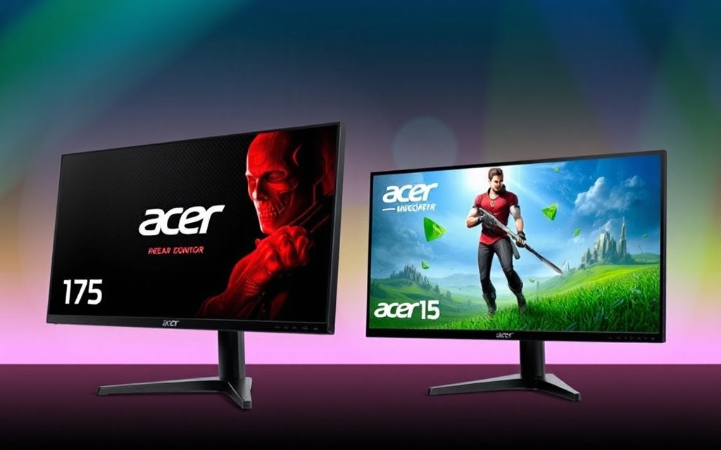 Acer представляет пять новых игровых мониторов