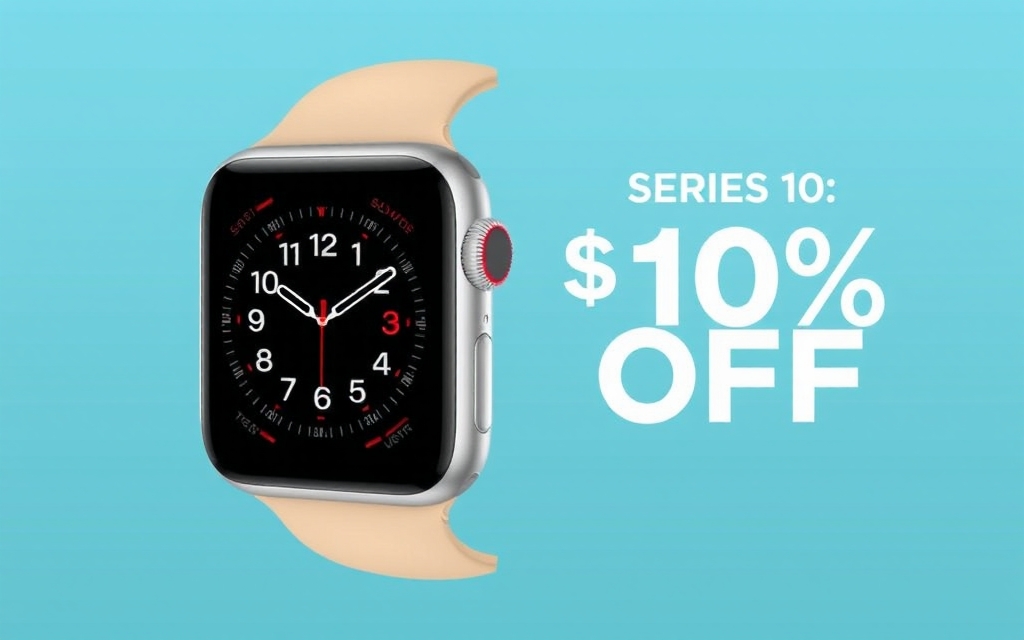 Распродажа в День памяти: Apple Watch Series 10 со скидкой 100 долларов.