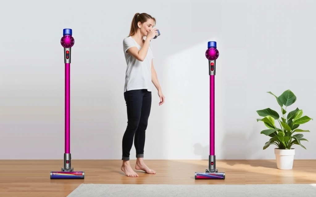 Новый ультратонкий пылесос Dyson такой же тонкий, как его фен для волос.