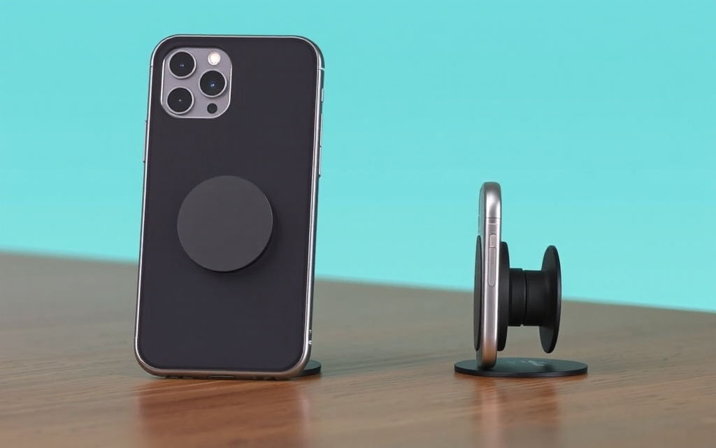 Новая подставка Kick-Out Grip от PopSockets наконец-то позволяет устанавливать телефон вертикально.