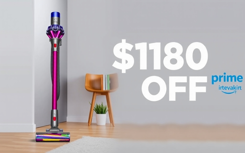 Беспроводной пылесос Dyson V15 Detect Plus со скидкой 180 долларов на Prime Day.