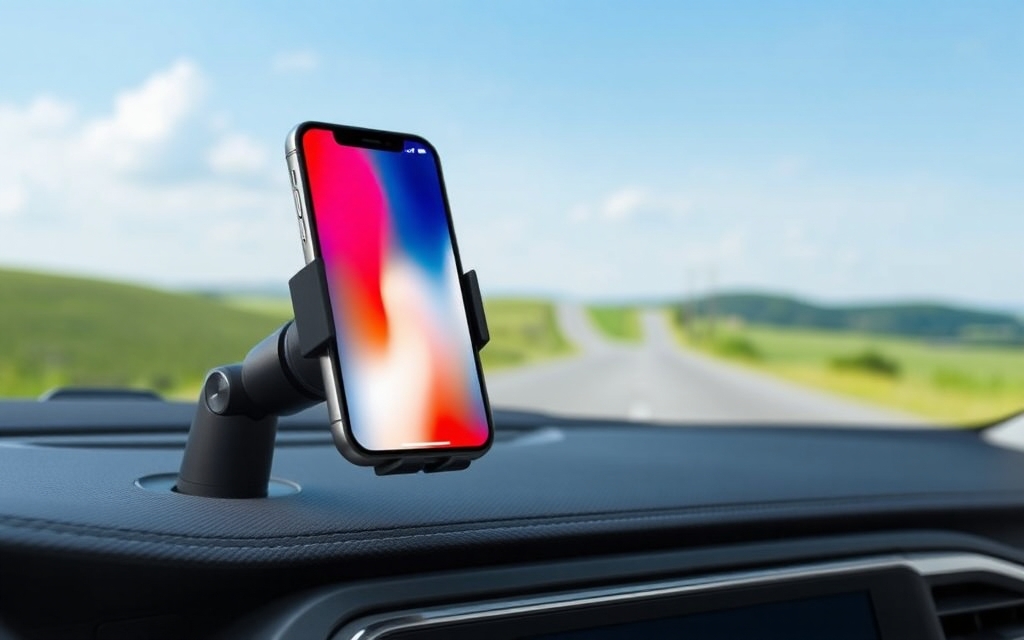 Новый беспроводной автомобильный держатель Anker с гибким креплением на приборную панель.