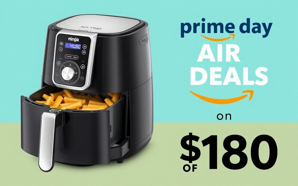 Акции Prime Day на аэрофритюрницы: наша любимая модель Ninja Foodi с двумя зонами продается за 180 долларов.