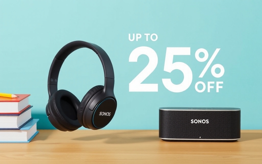 Распродажа Sonos к началу учебного года: наушники и колонки со скидкой до 25%